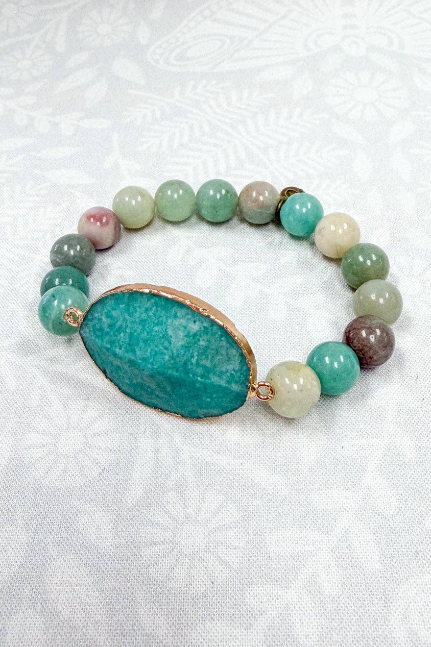Sonya Bracelets: Amazonite