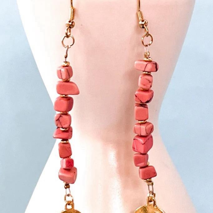 Daphne Earrings In Blush