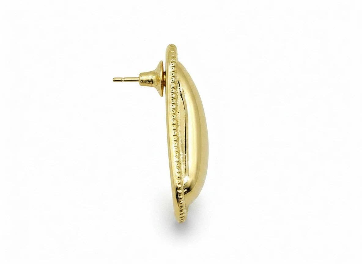 LSSG397 Elegant Triangle Statement Stud Earrings