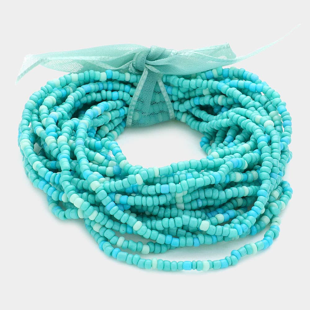 25PCS - Seed Beaded Stretch Bracelets
: Tq Mt