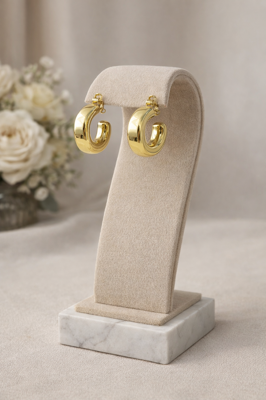 Boxy Glamour Hoops