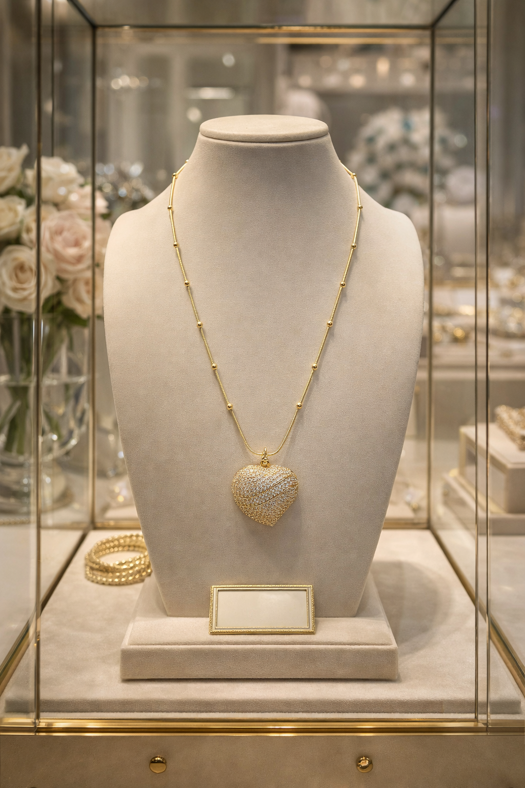 Velvet Glow Heart Pendant