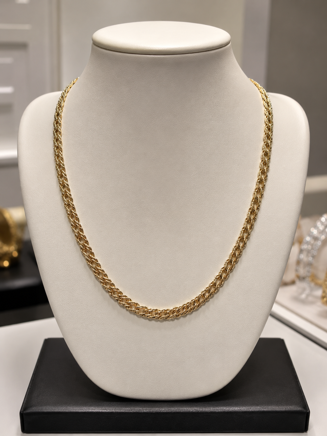 Gold Plated Double Link Chain