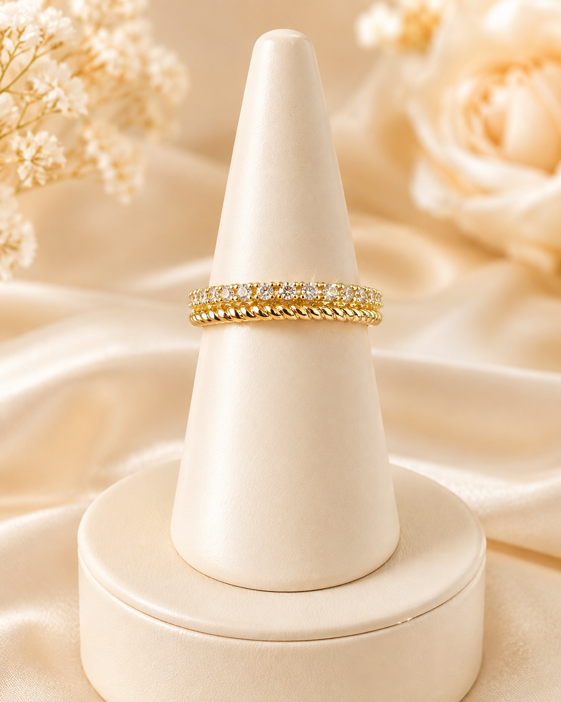 $12.00 Rings Sizes 4-7 14k Gold Plated