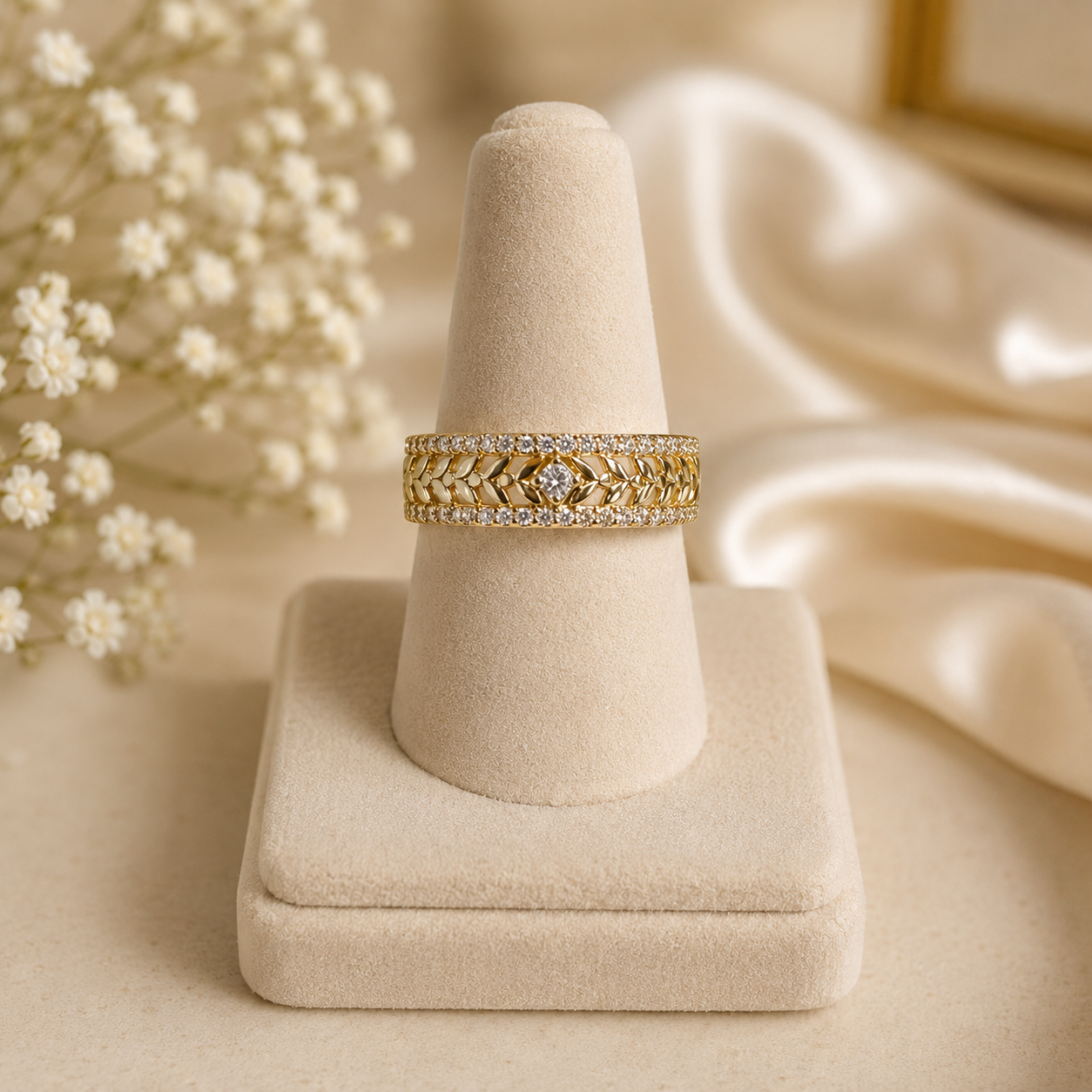 $12.00 Rings Sizes 8-10 14k Gold Plated