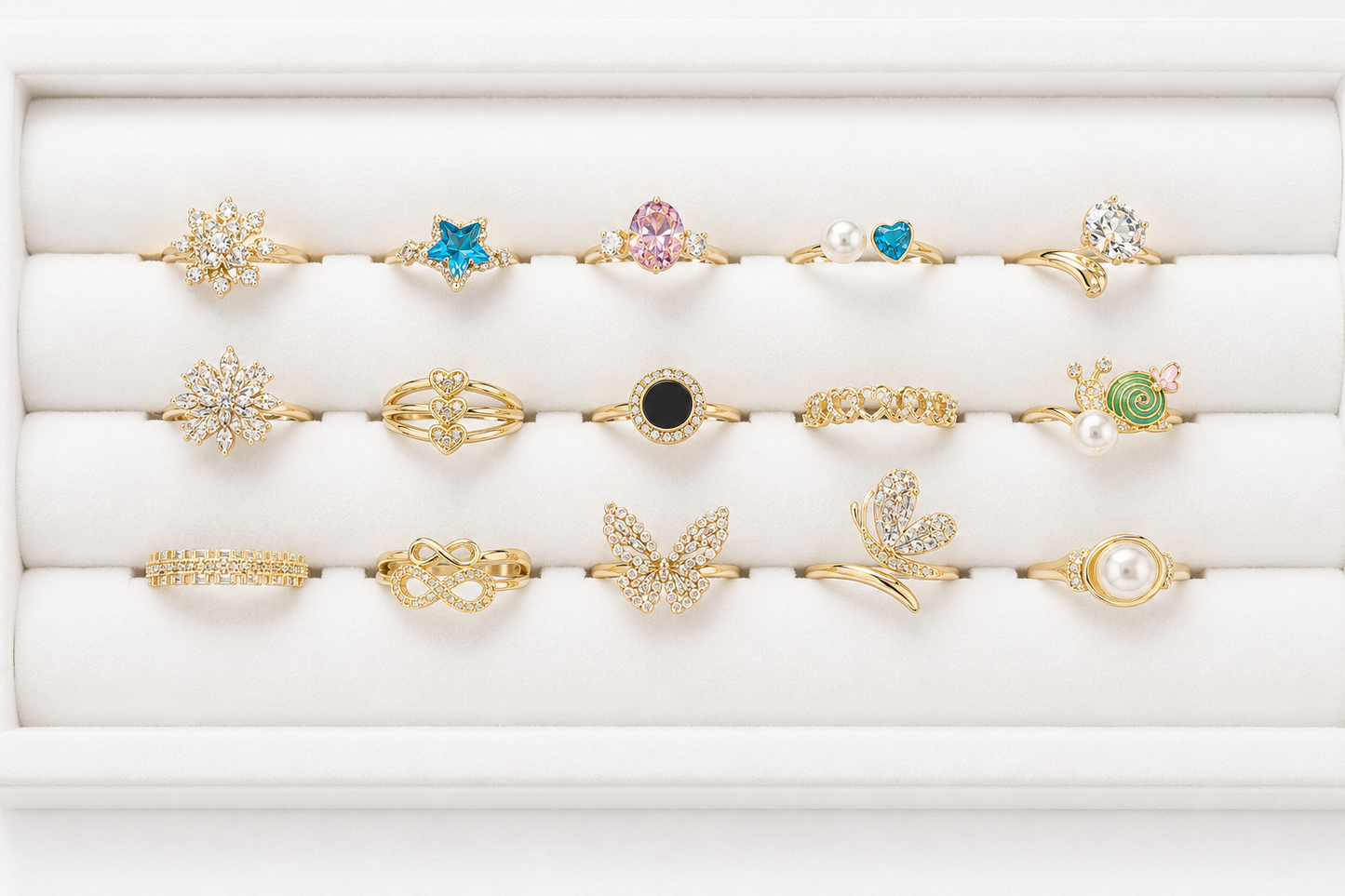$12.00 Rings Adjustable Sizes
