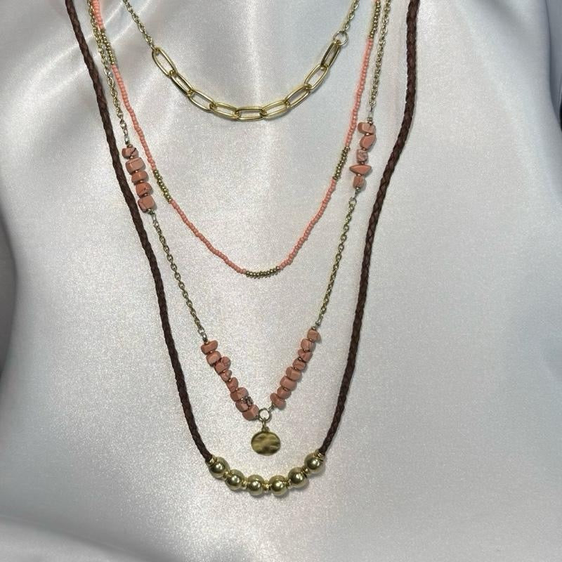 Daphne Necklace In Blush