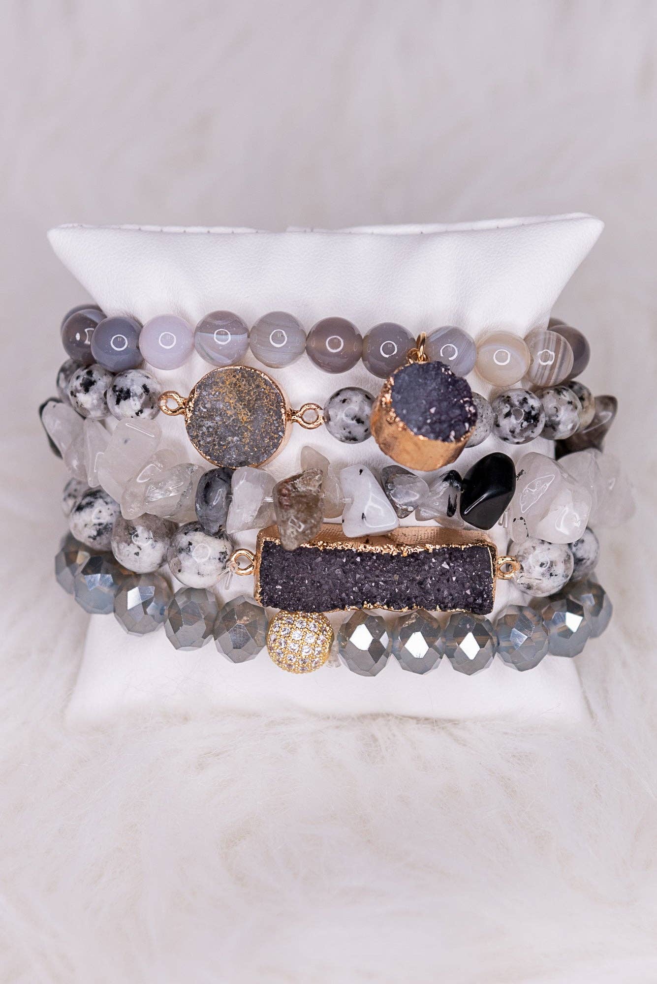 Ghana Natural Stone Bracelet Sets