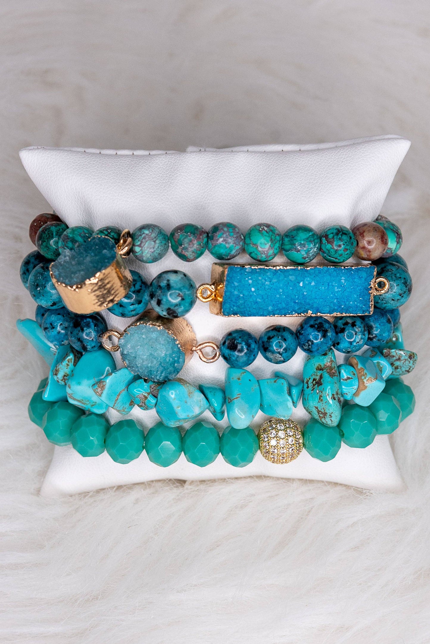Ghana Natural Stone Bracelet Sets