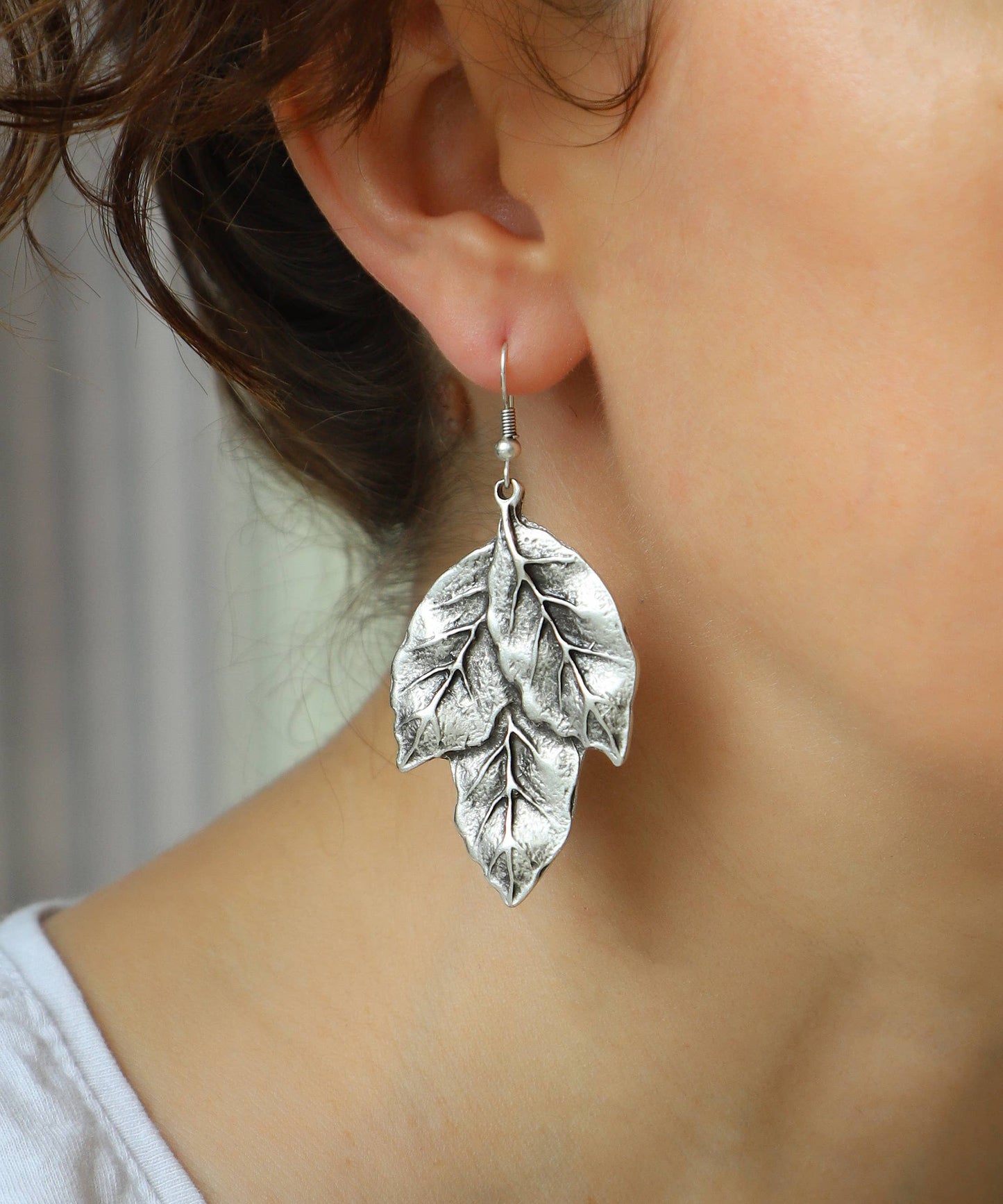Fine silver plated hand made jewelry set Hypoallergenic ► Lead, Nickel, Cadmium free.