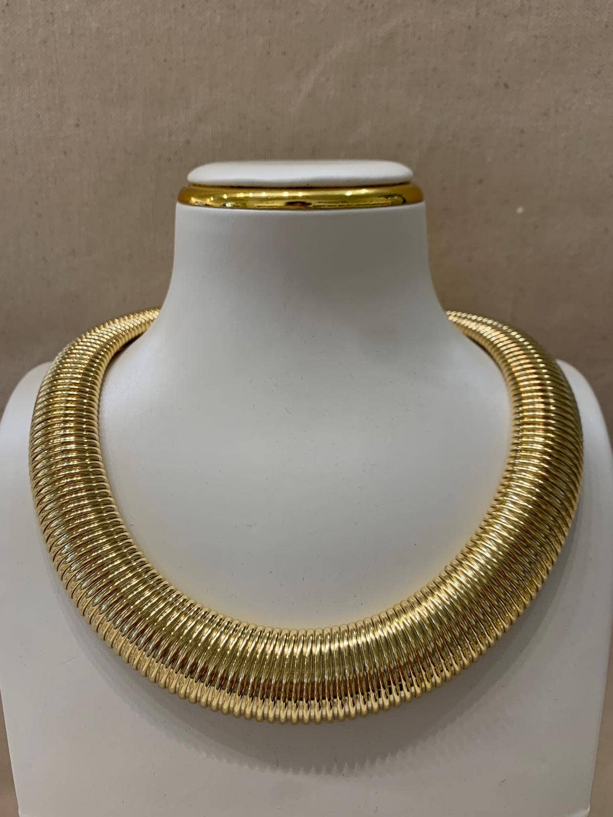 Kayla Wire Gold Tone Necklace